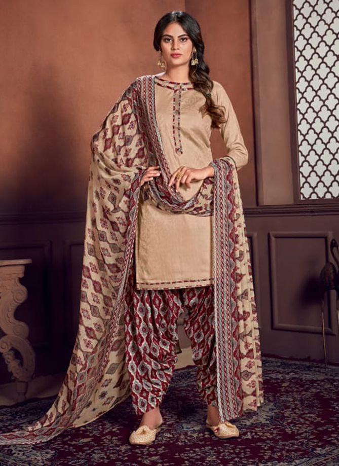 Alok suit Designer daily wear Printed Patiyala and Duptta Suite Collections